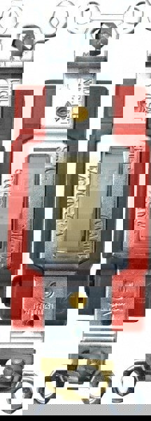 1 Pole, 120 to 277 VAC, 20 Amp, Industrial Grade Toggle Wall Switch